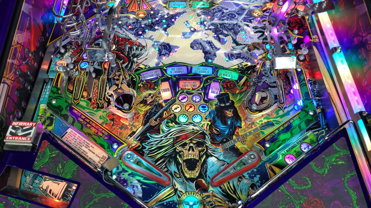 JJP Guns N' Roses CE Collectors Edition Pinball HUO