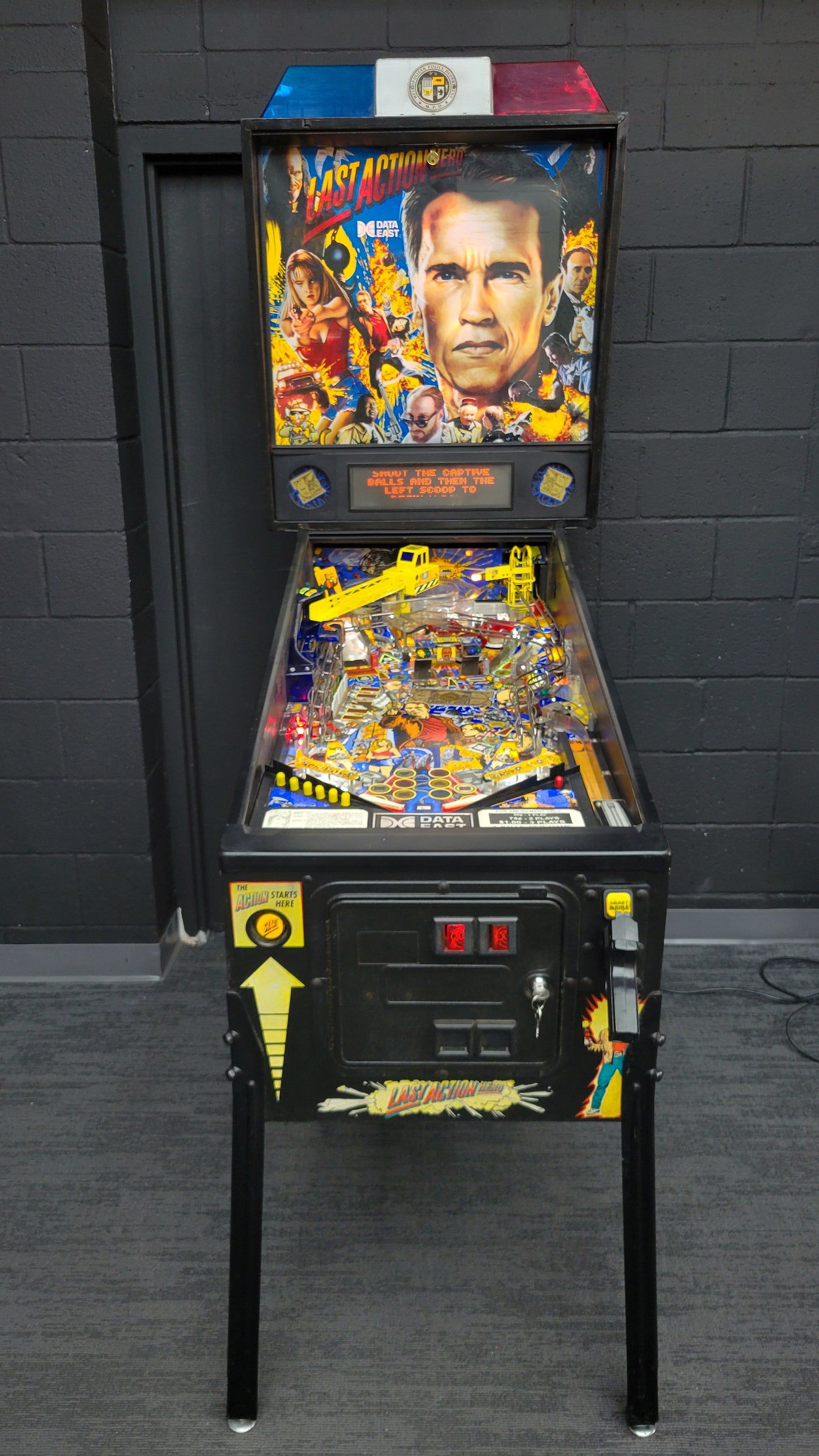 Data East The Last Action Hero Pinball