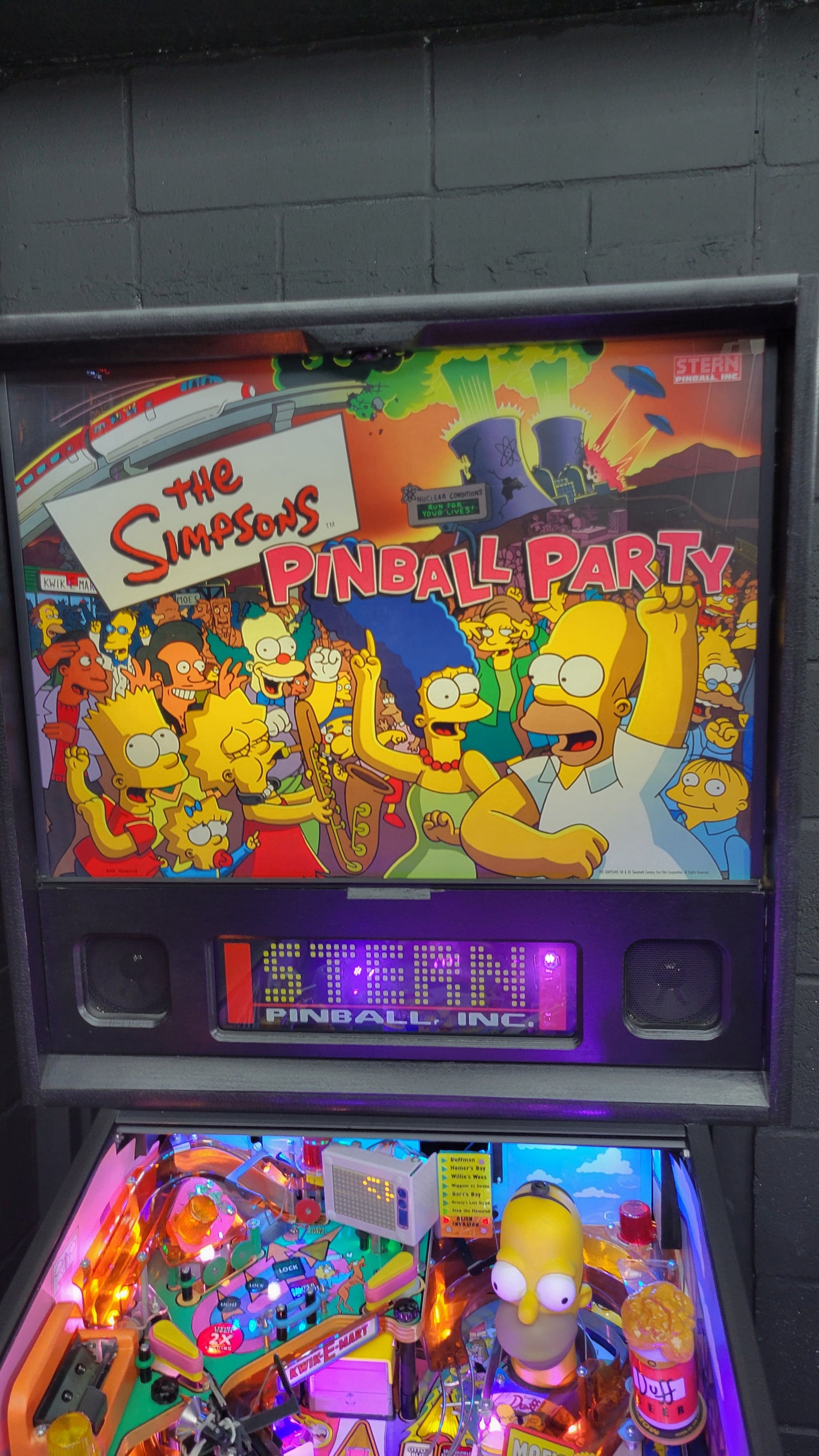 Stern The Simpsons Pinball Party HUO
