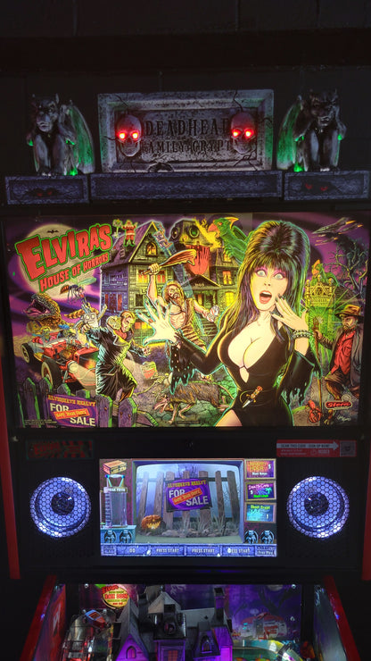 Elvira House of Horrors Premium Custom HUO Pinball Loaded!