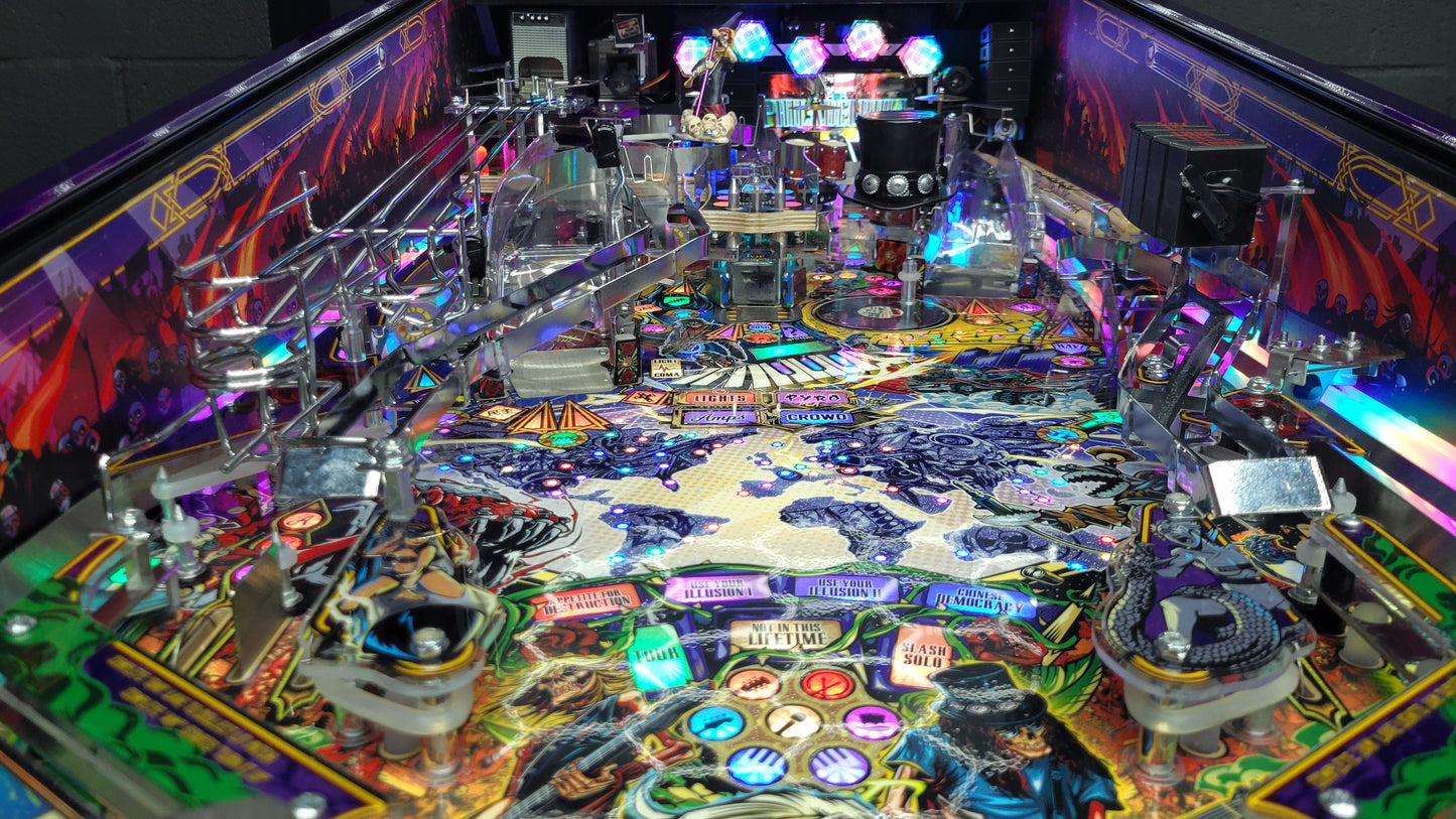 JJP Guns N' Roses CE Collectors Edition Pinball HUO