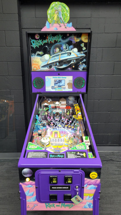 Spooky Rick And Morty Blood Sucker Edition Pinball