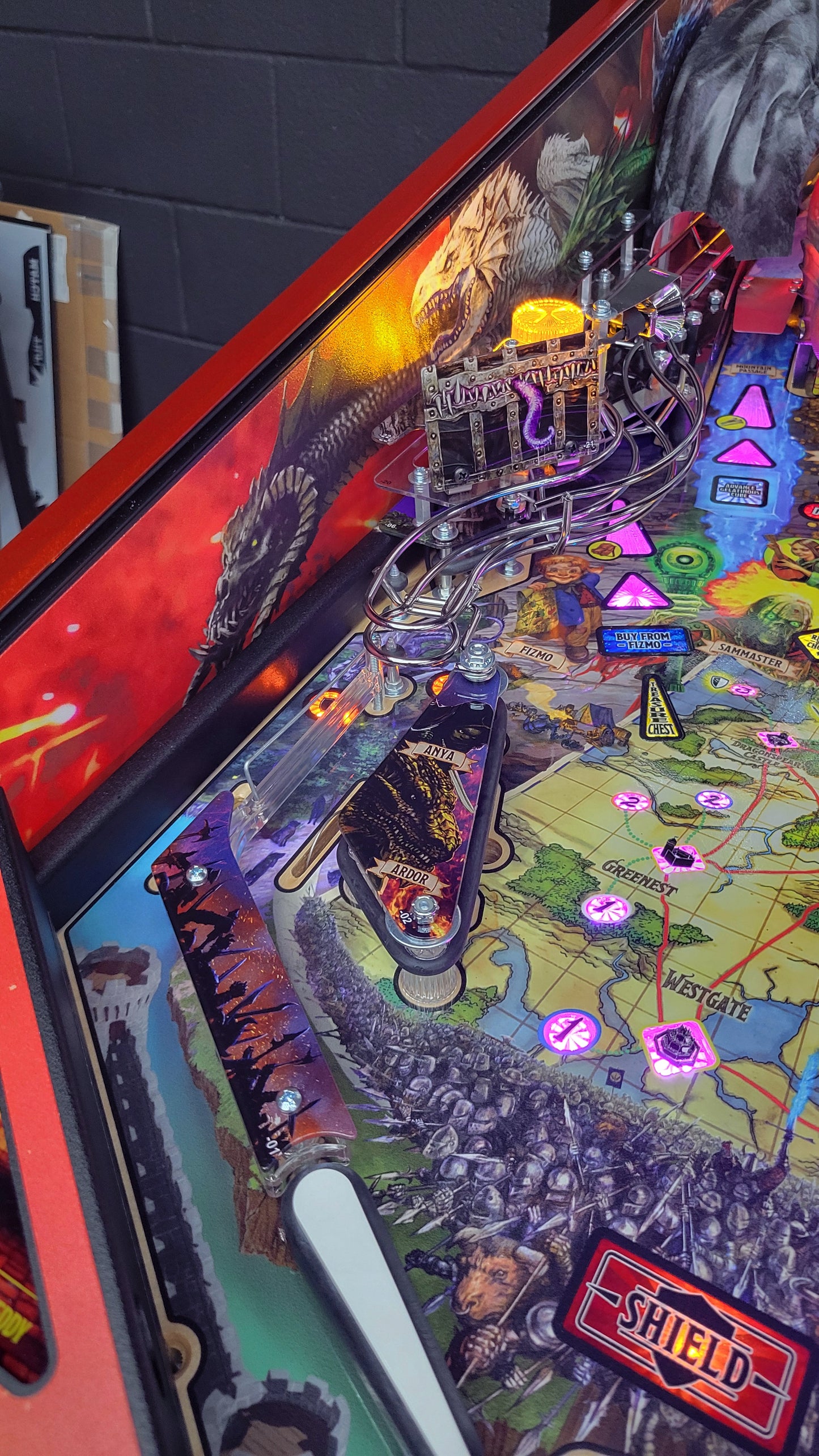 Stern Dungeon & Dragons The Tyrants Eve LE Pinball HUO