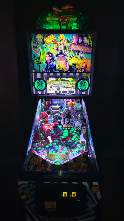 Spooky Beetlejuice Pinball HUO with Snake Topper Included
