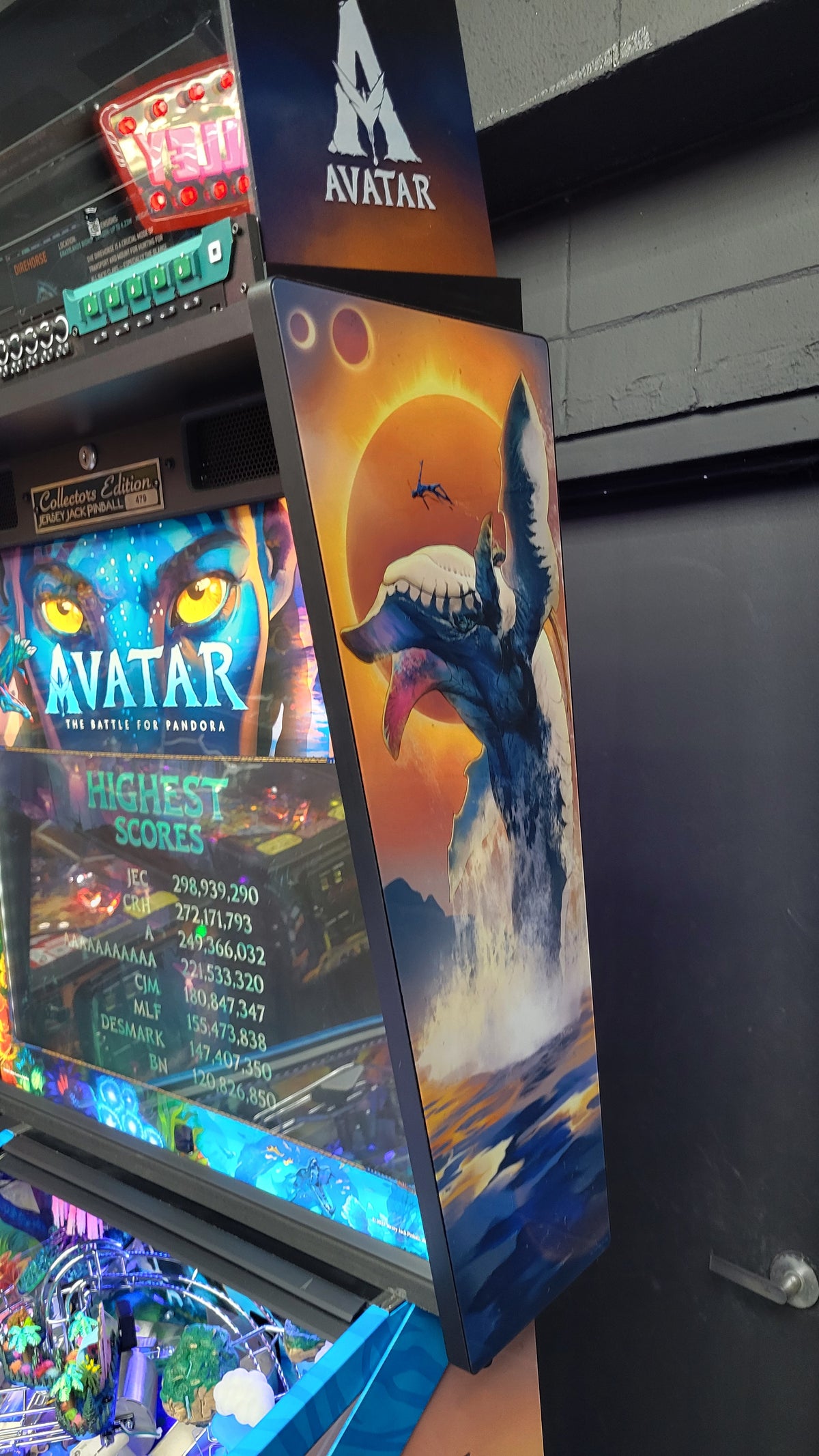 JJP Avatar CE Collectors Edition Pinball HUO