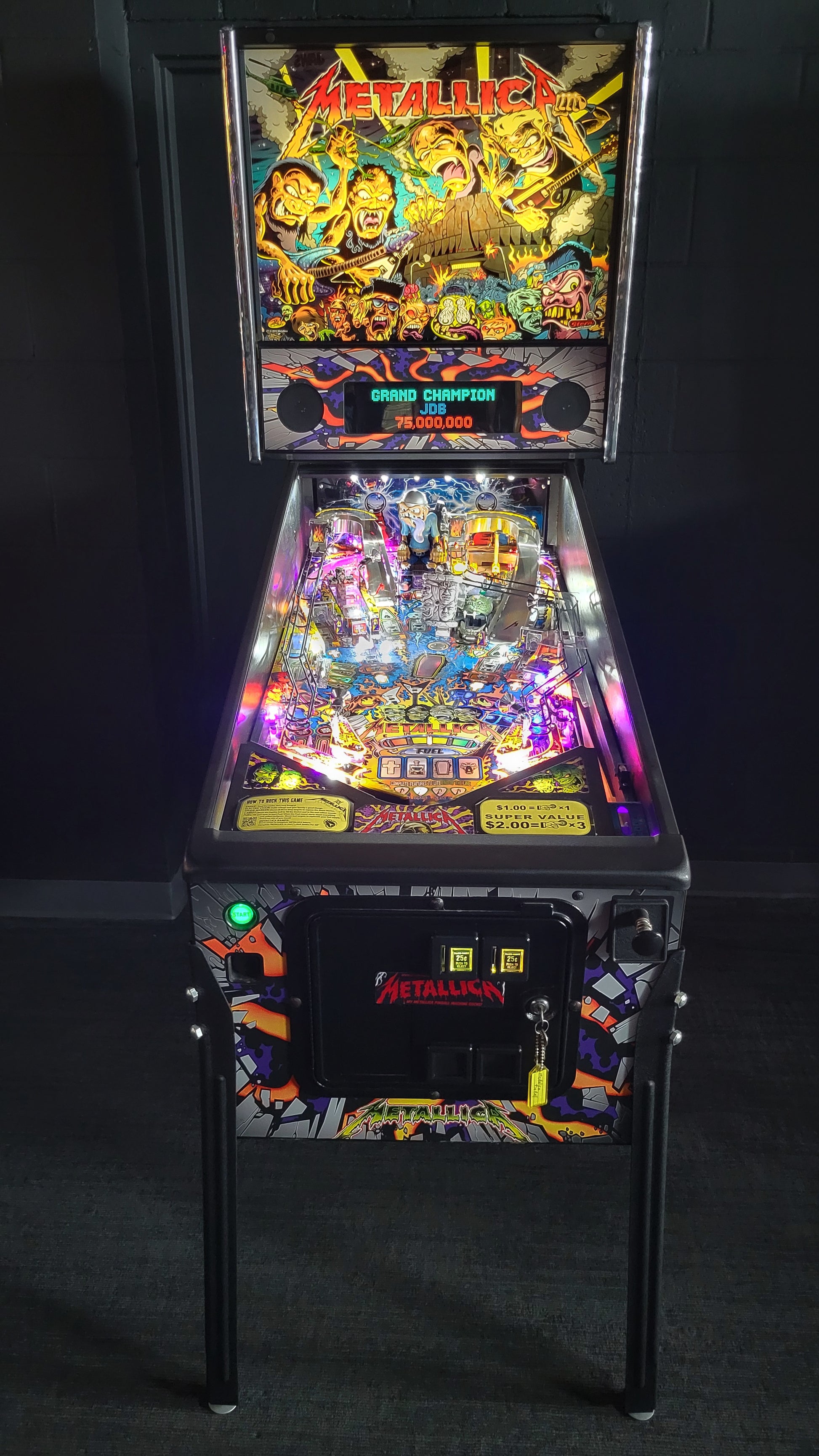 Stern Metallica Premium Vault Pinball