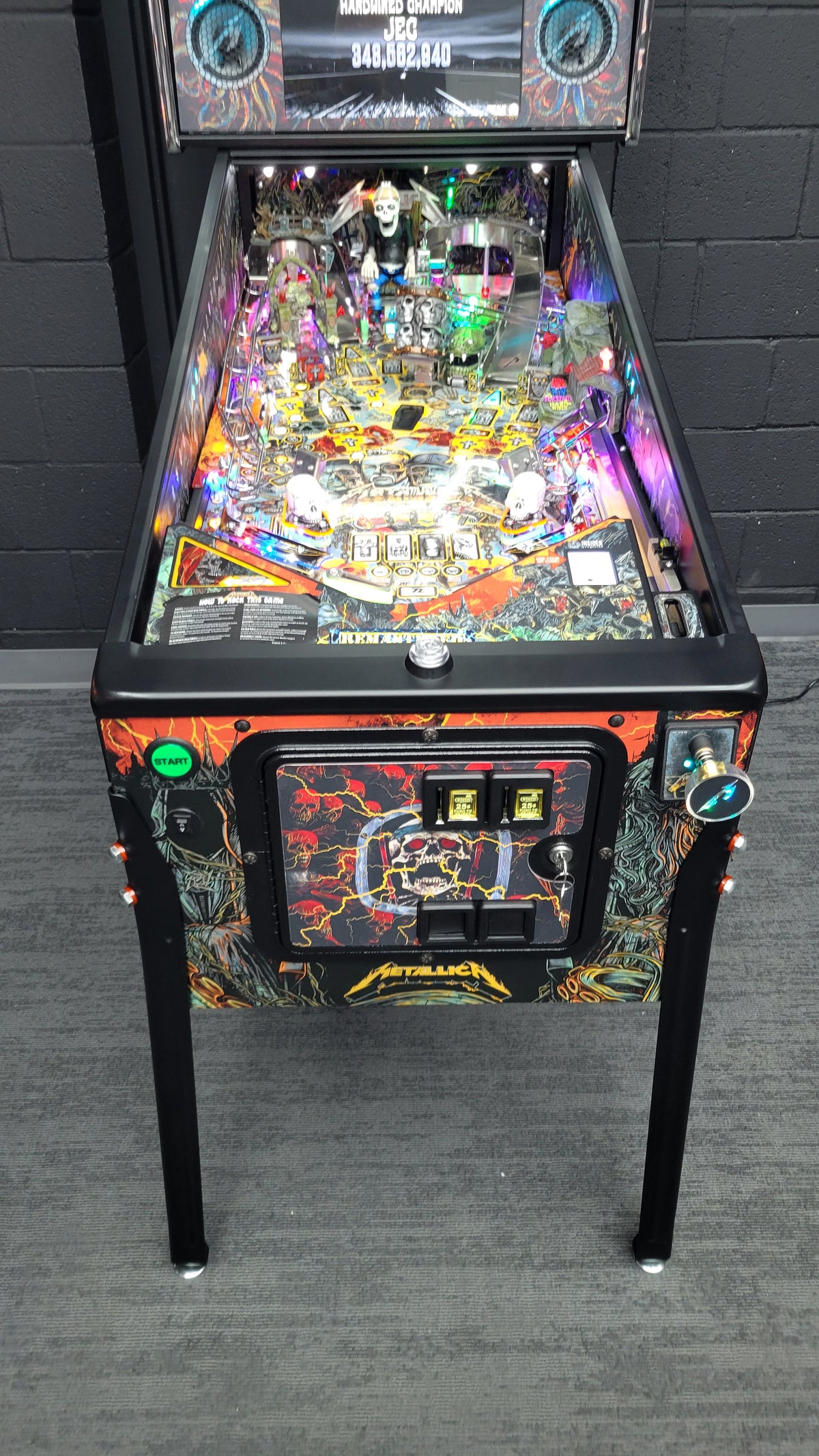 Stern Metallica Remastered LE Pinball HUO