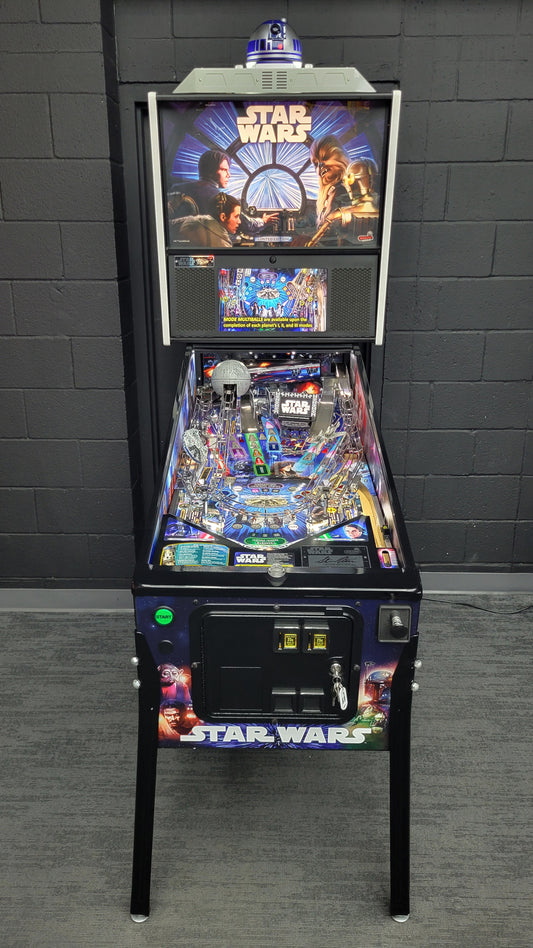 Star Wars LE Pinball with Official R2D2 Stern Topper