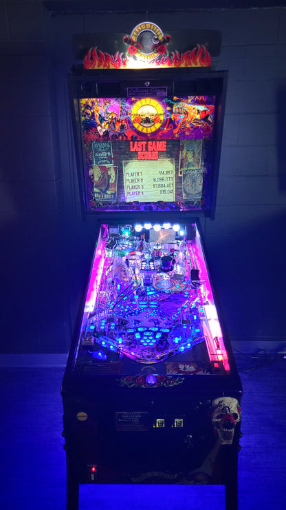 JJP Guns N' Roses CE Collectors Edition Pinball HUO