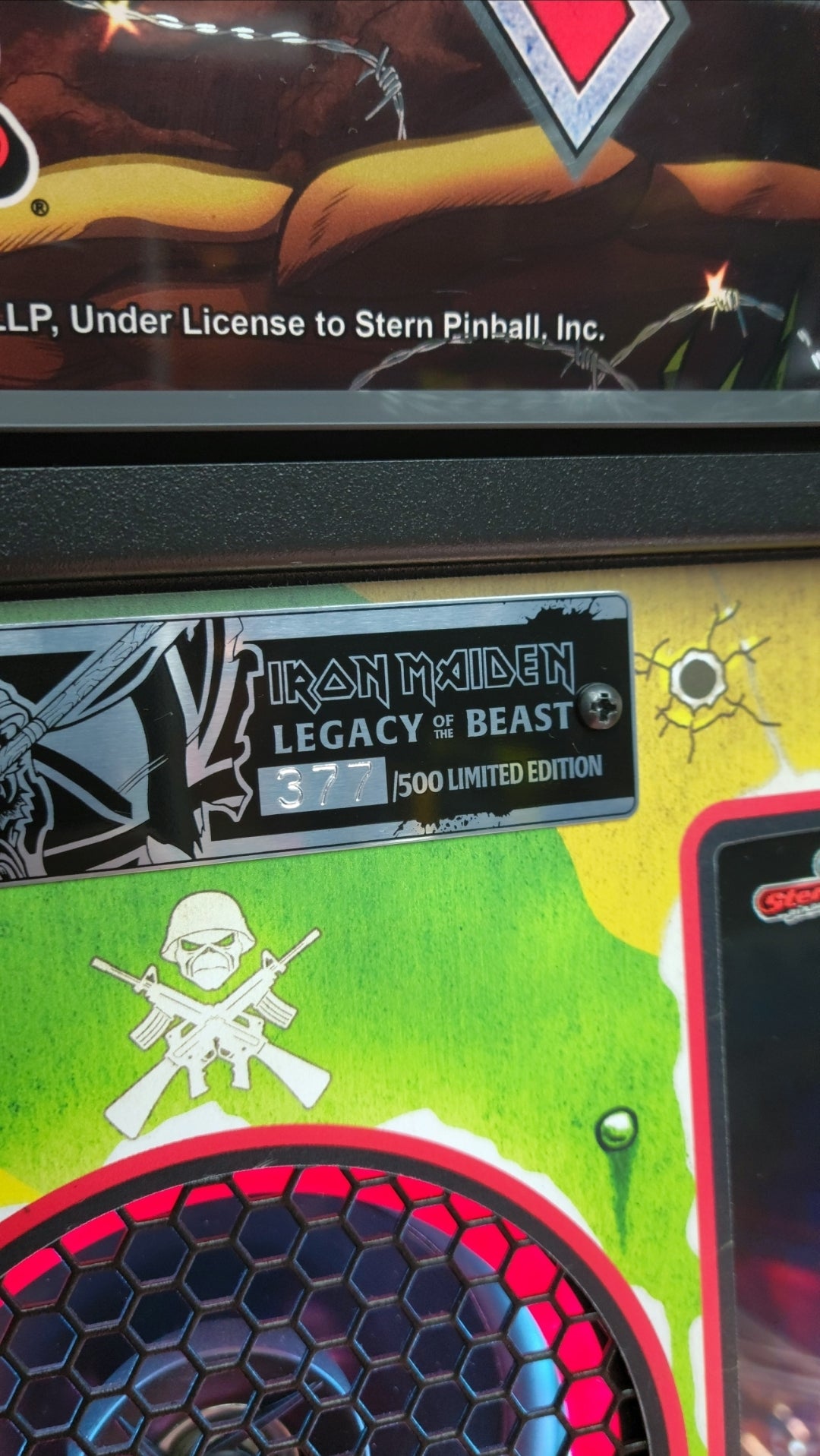 Stern Iron Maiden LE Pinball HUO