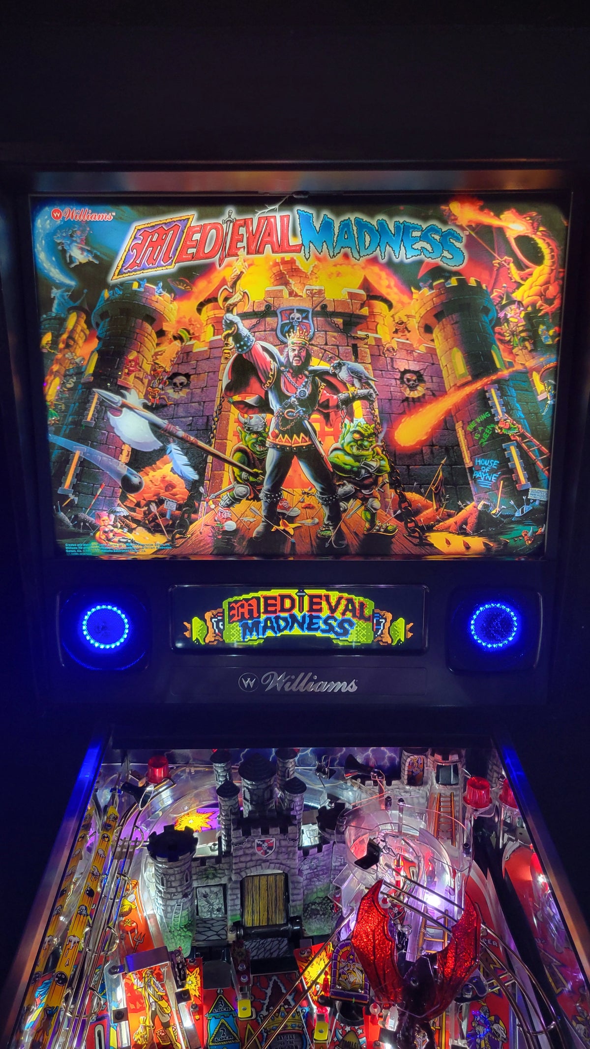 Williams Medieval Madness Pinball Original
