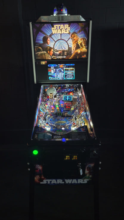 Star Wars LE Pinball with Official R2D2 Stern Topper
