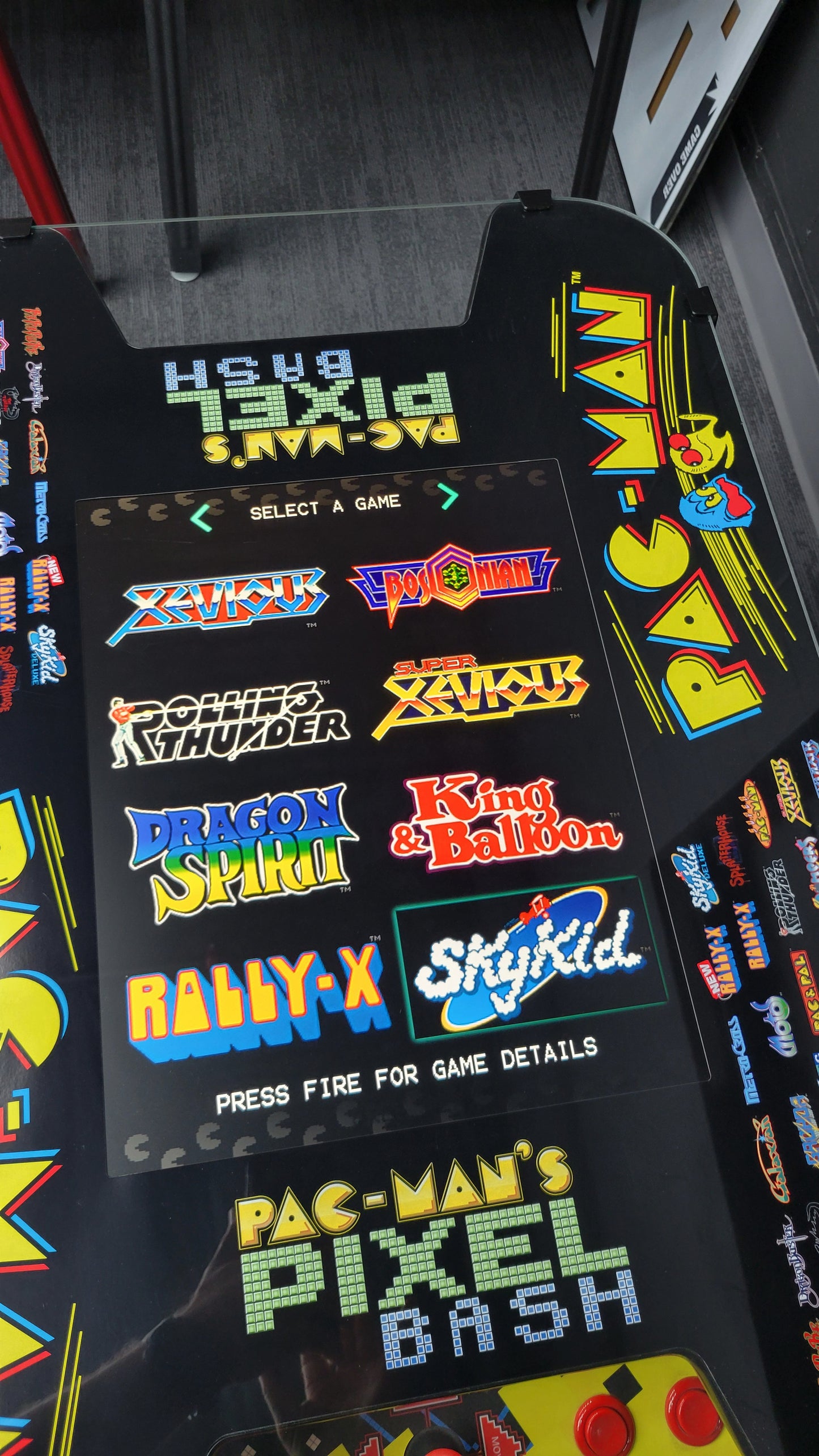 Namco Pac-Man's Pixel Bash Cocktail Arcade