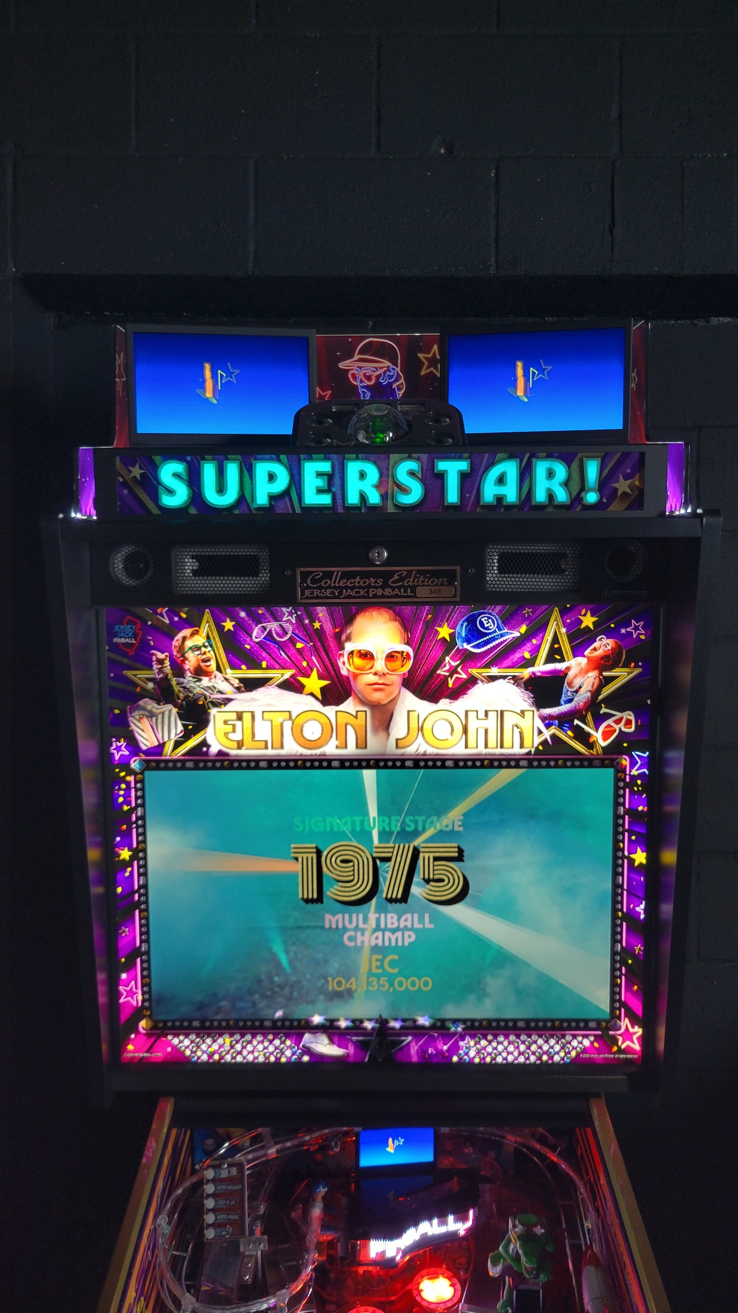 JJP Elton John CE Collectors Edition Pinball HU0