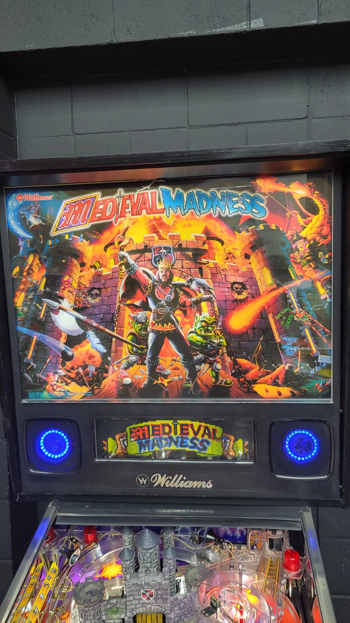Williams Medieval Madness Pinball Original