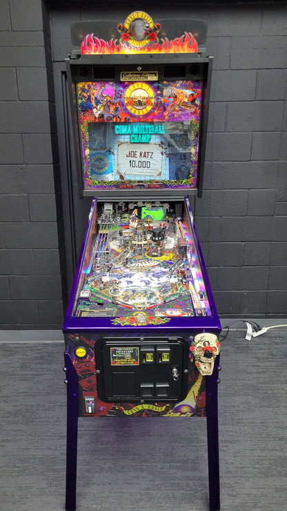 JJP Guns N' Roses CE Collectors Edition Pinball HUO