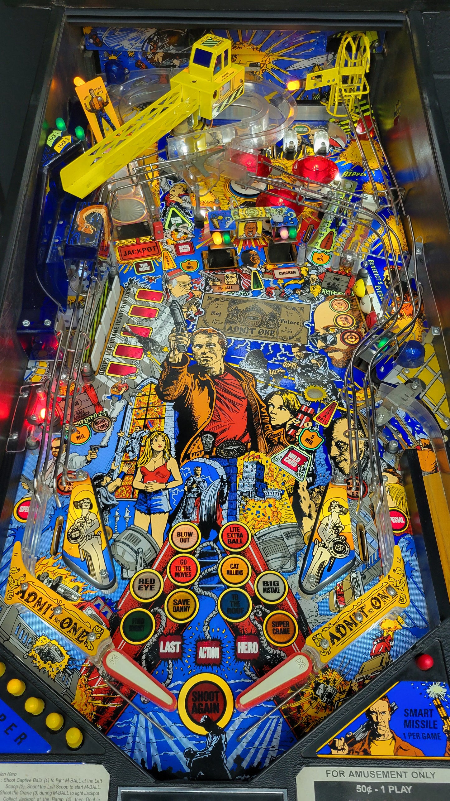Data East The Last Action Hero Pinball