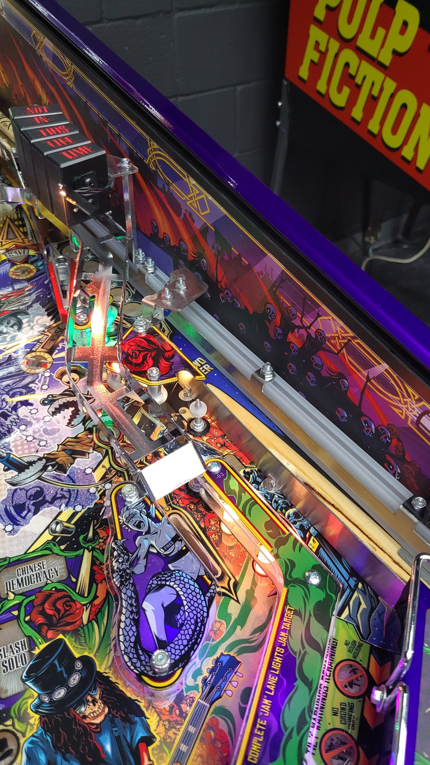 JJP Guns N' Roses CE Collectors Edition Pinball HUO