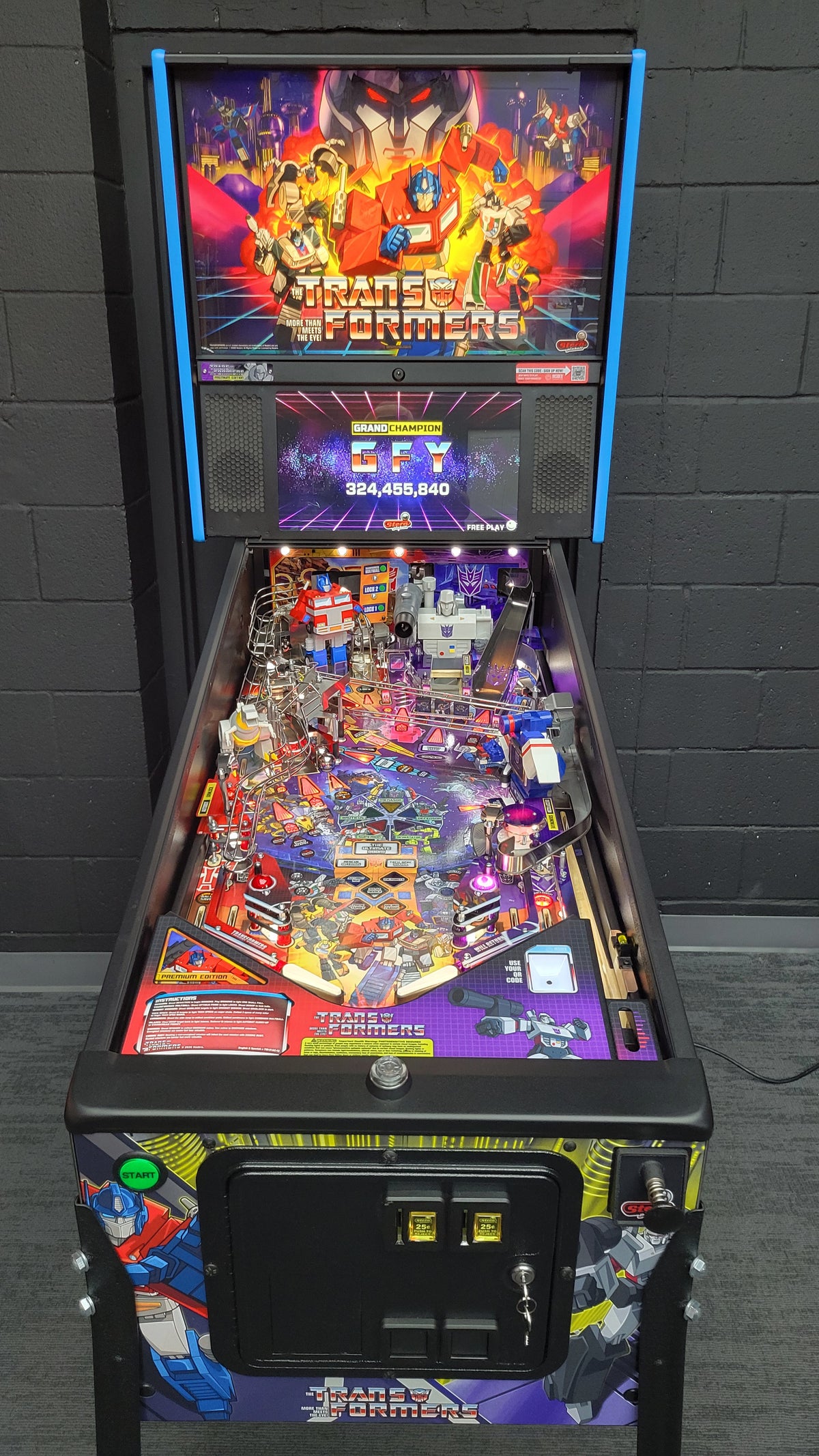 Stern Transformers More Than Meets The Eye Premium Pinball HUO