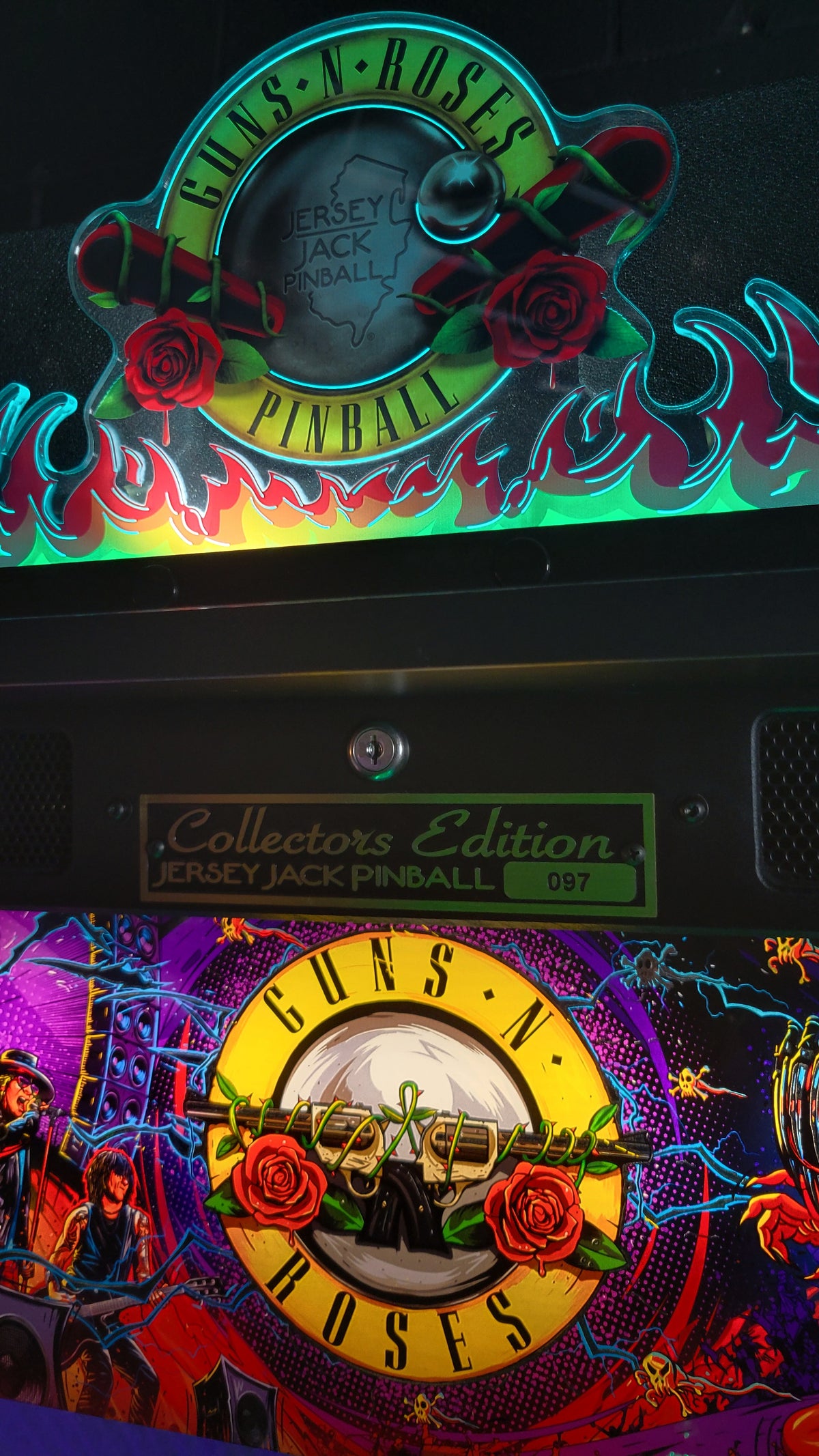 JJP Guns N' Roses CE Collectors Edition Pinball HUO