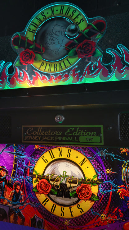 JJP Guns N' Roses CE Collectors Edition Pinball HUO