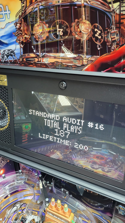 Rush LE Pinball with Stern Official Topper HUO