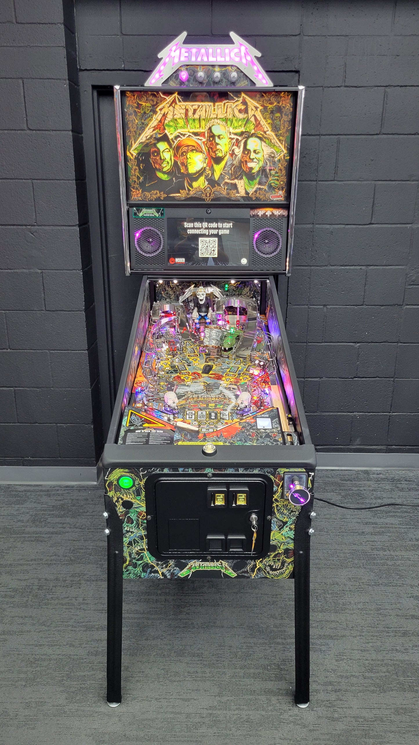 Stern Metallica Remastered Premium HUO Pinball Loaded!