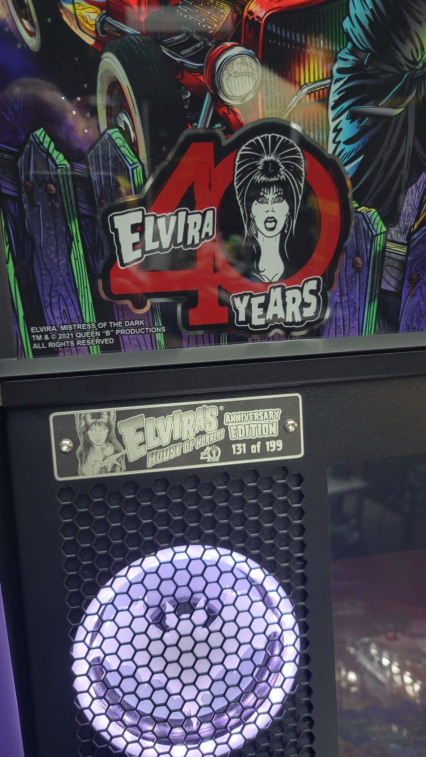 Elvira House of Horrors 40th Anniversary Pinball