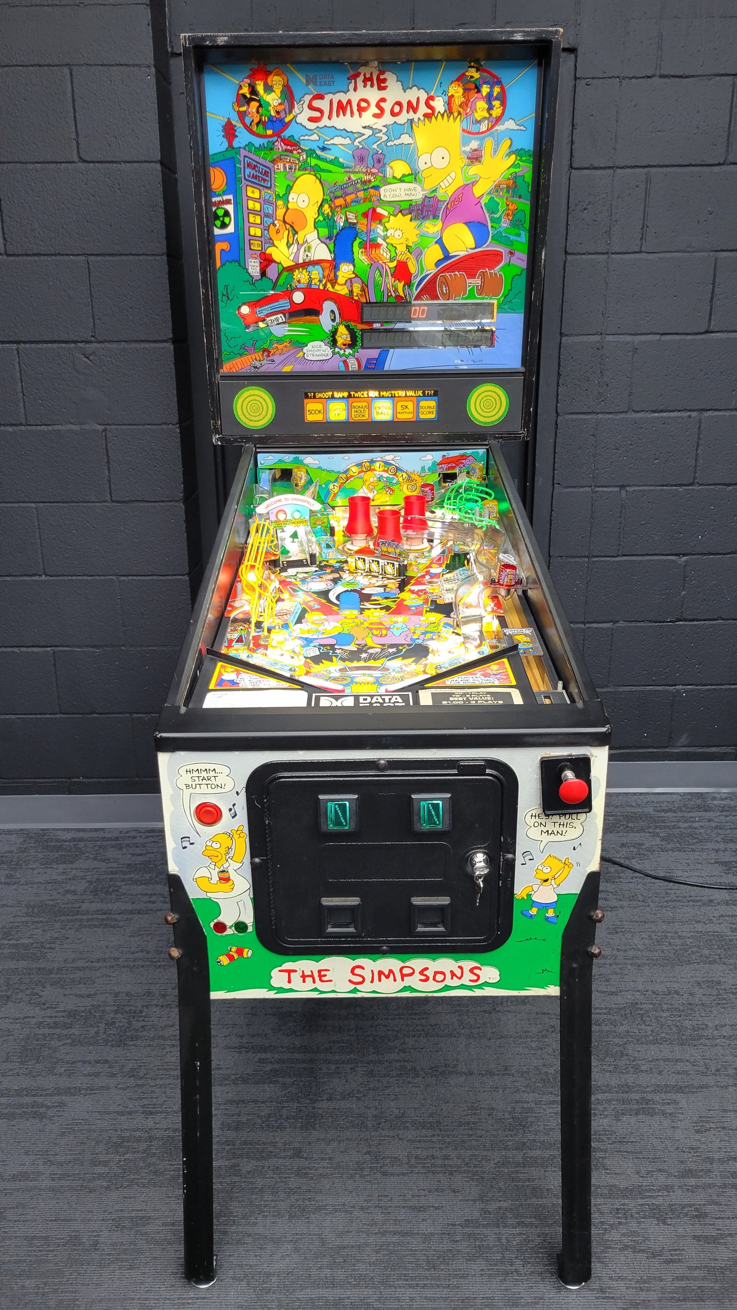 Data East The Simpsons Pinball