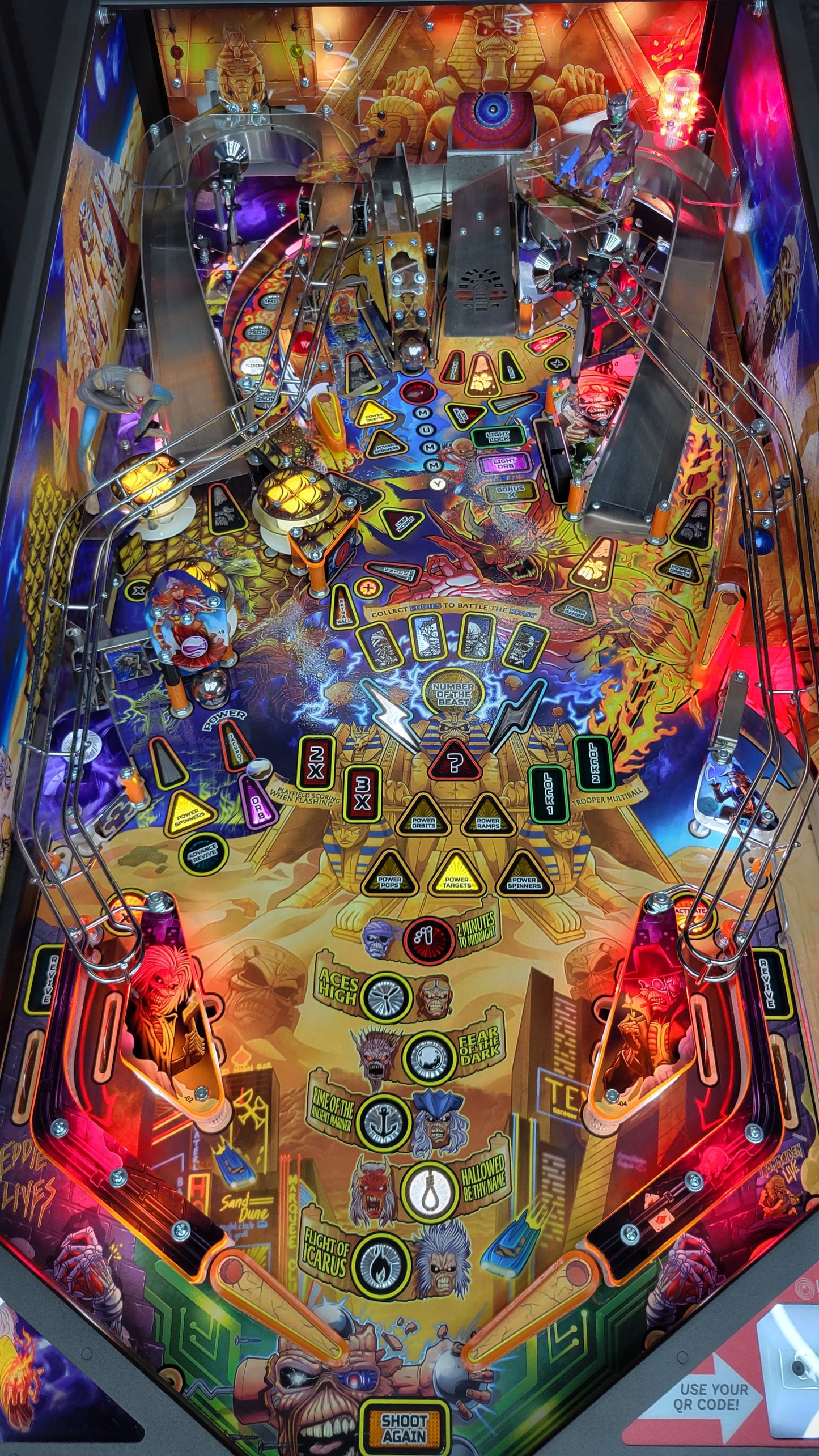 Stern Iron Maiden Premium Pinball HUO
