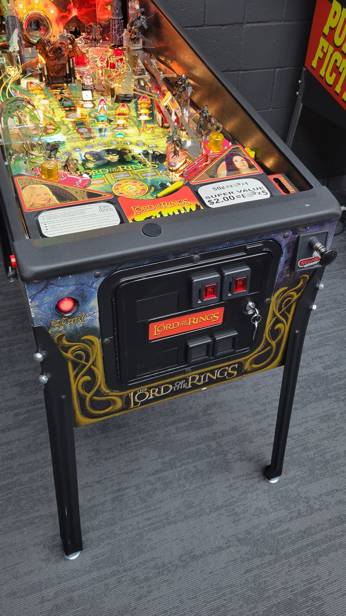 Stern Lord Of The Rings Pinball HUO