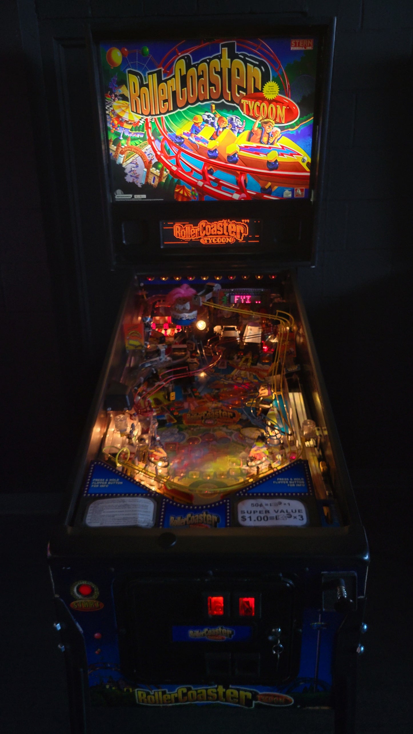 Stern RollerCoaster Tycoon Pinball