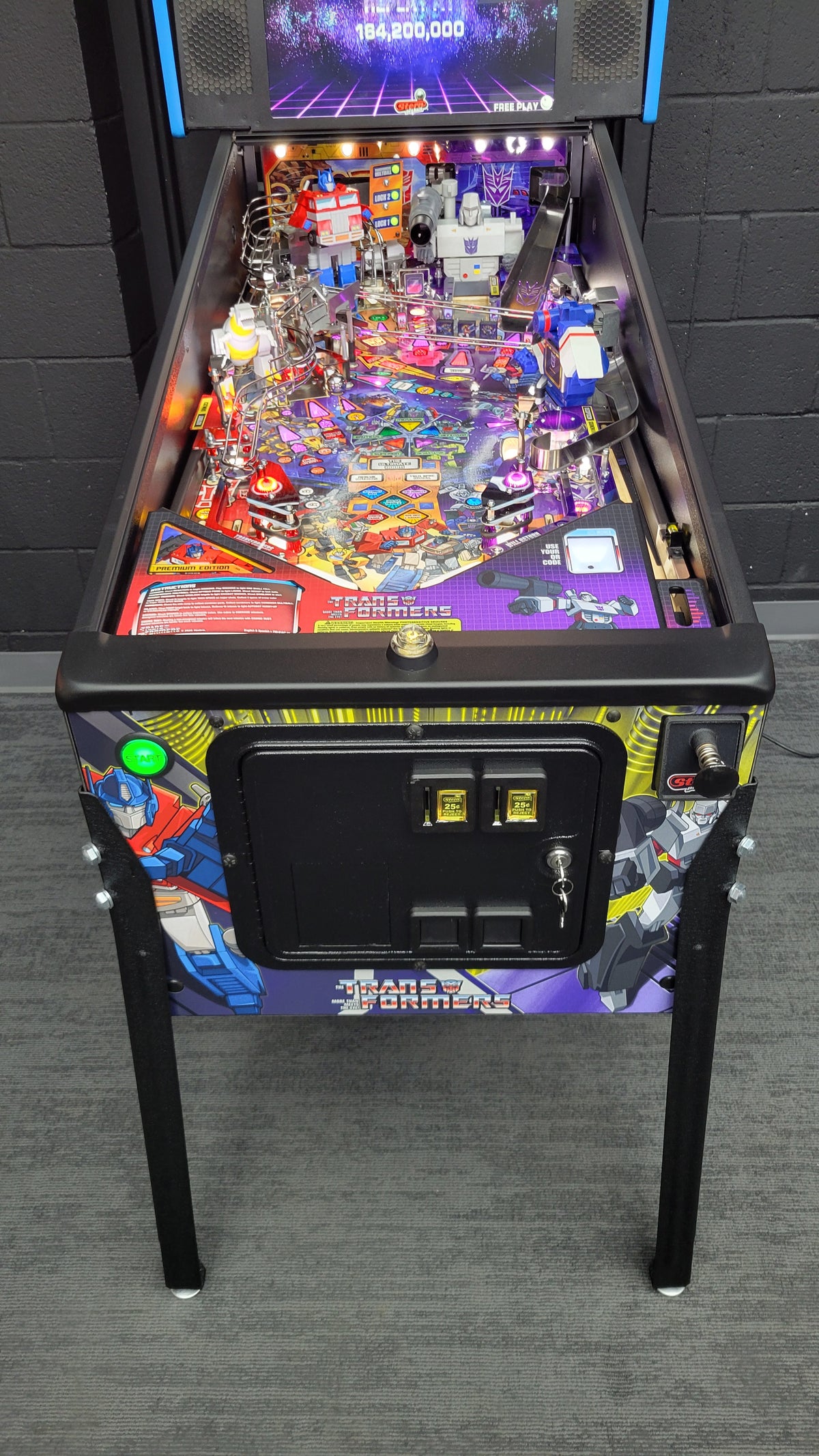 Stern Transformers More Than Meets The Eye Premium Pinball HUO