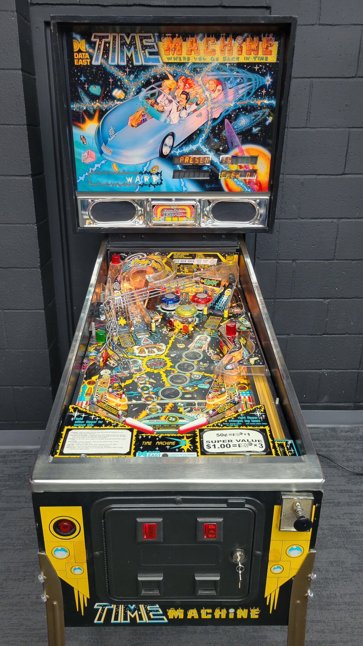 Data East Time Machine Pinball