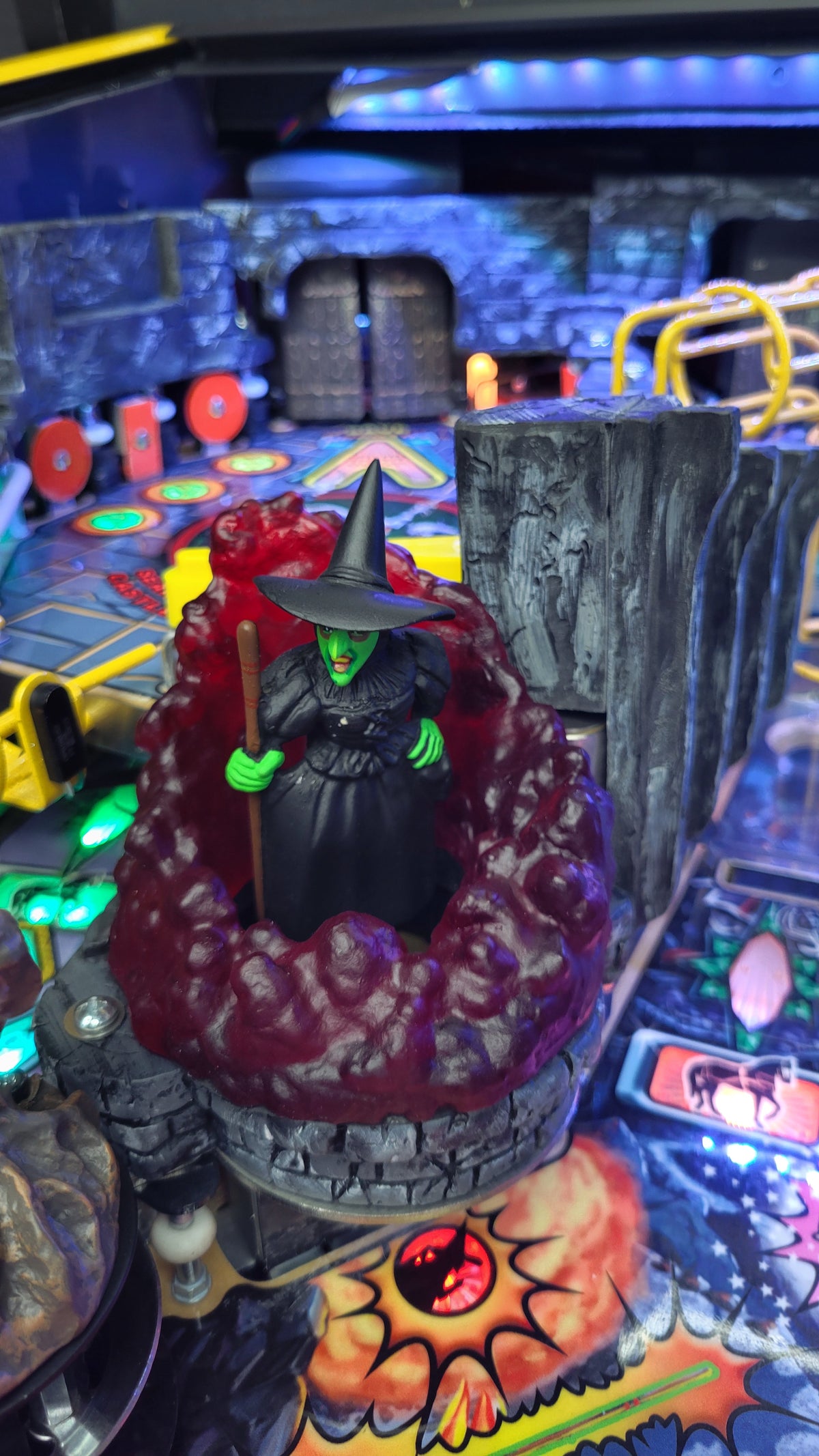 Wizard Of Oz Yellow Brick Road Edition HUO by Jersey Jack Pinball