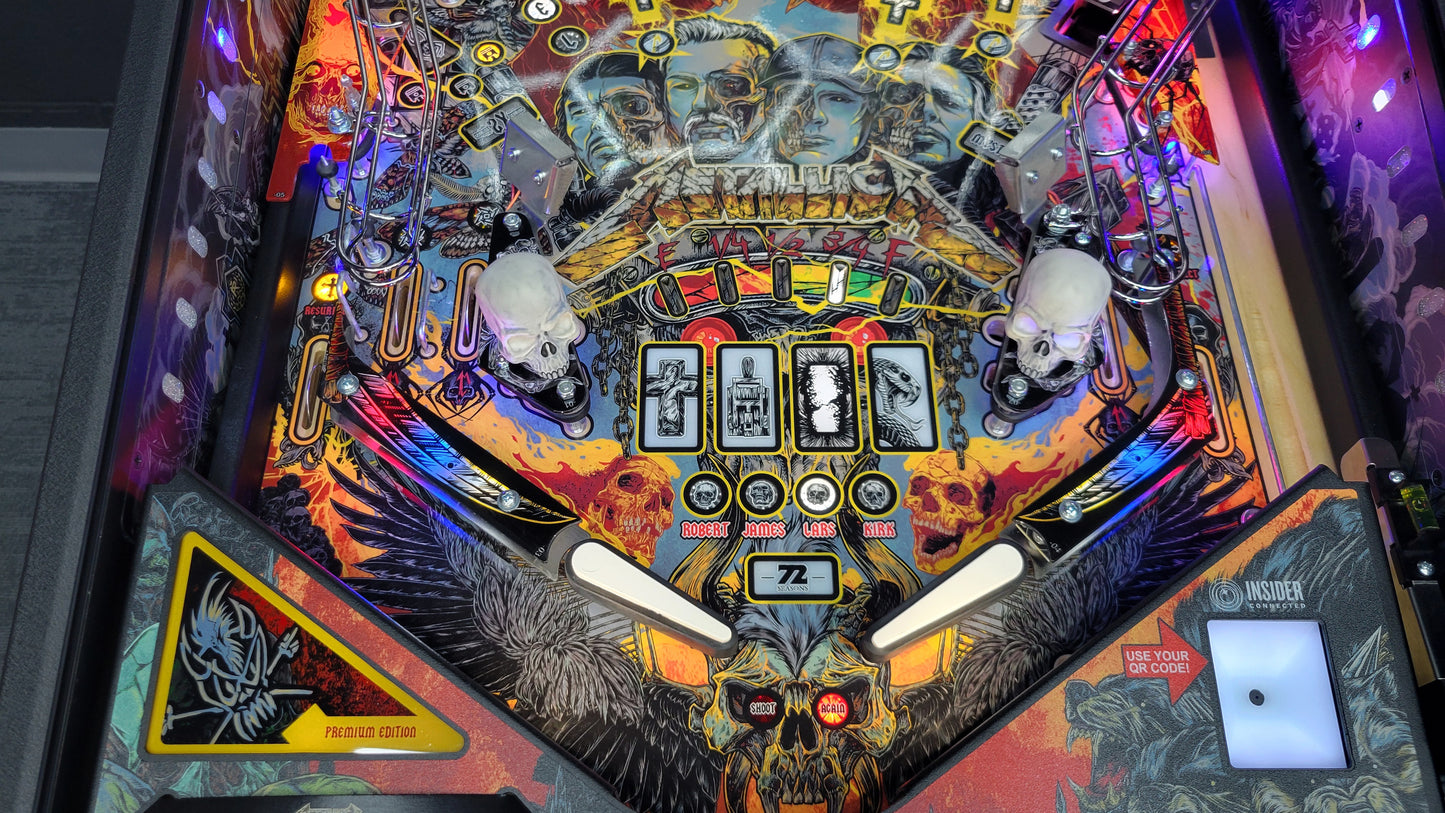 Stern Metallica Remastered Premium HUO Pinball Loaded!