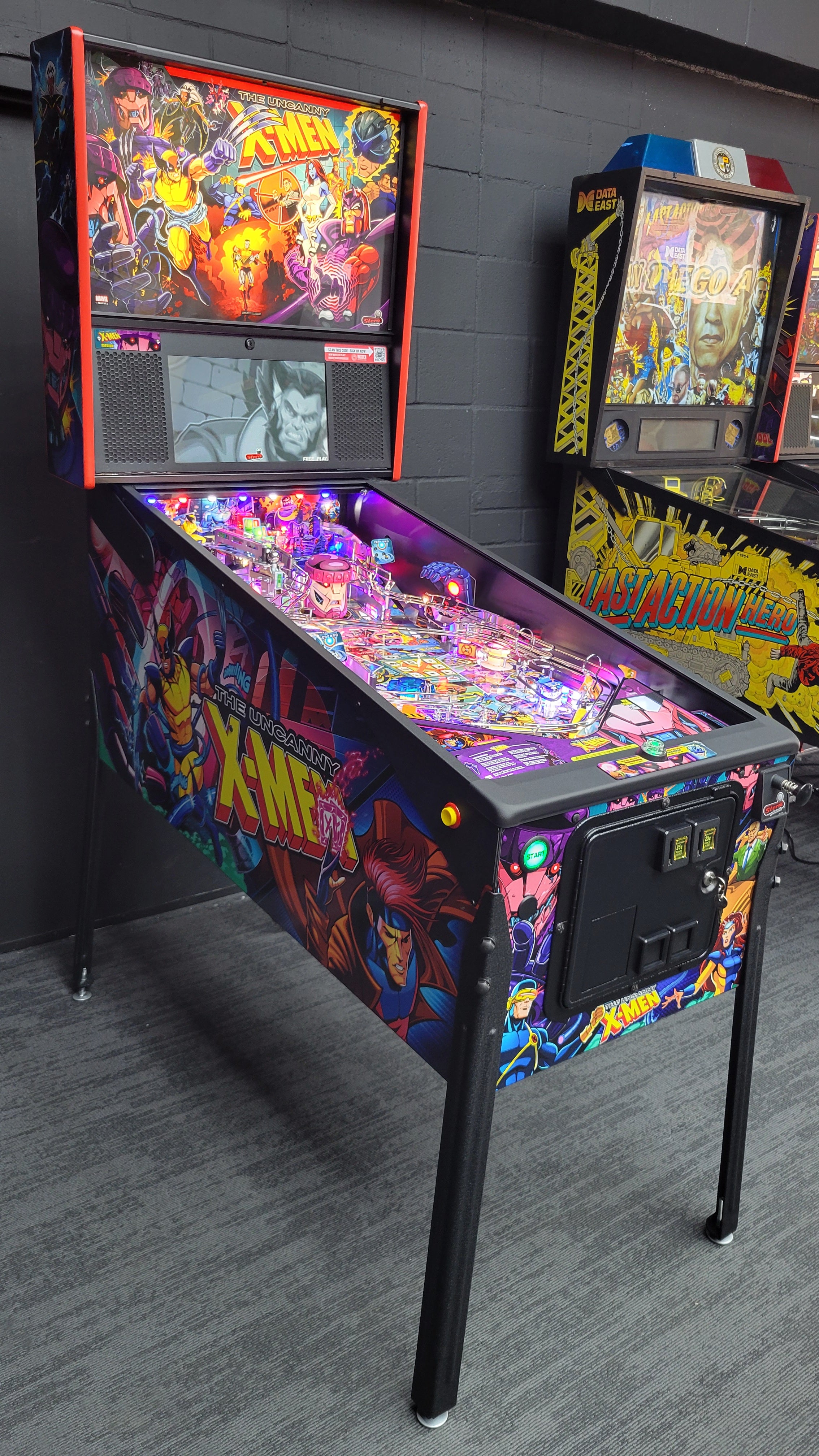 Stern Uncanny X-Men Premium Pinball Machine for Sale | SD