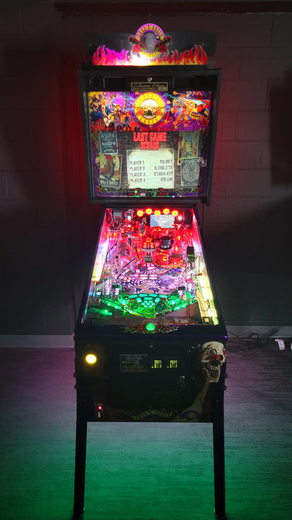 JJP Guns N' Roses CE Collectors Edition Pinball HUO