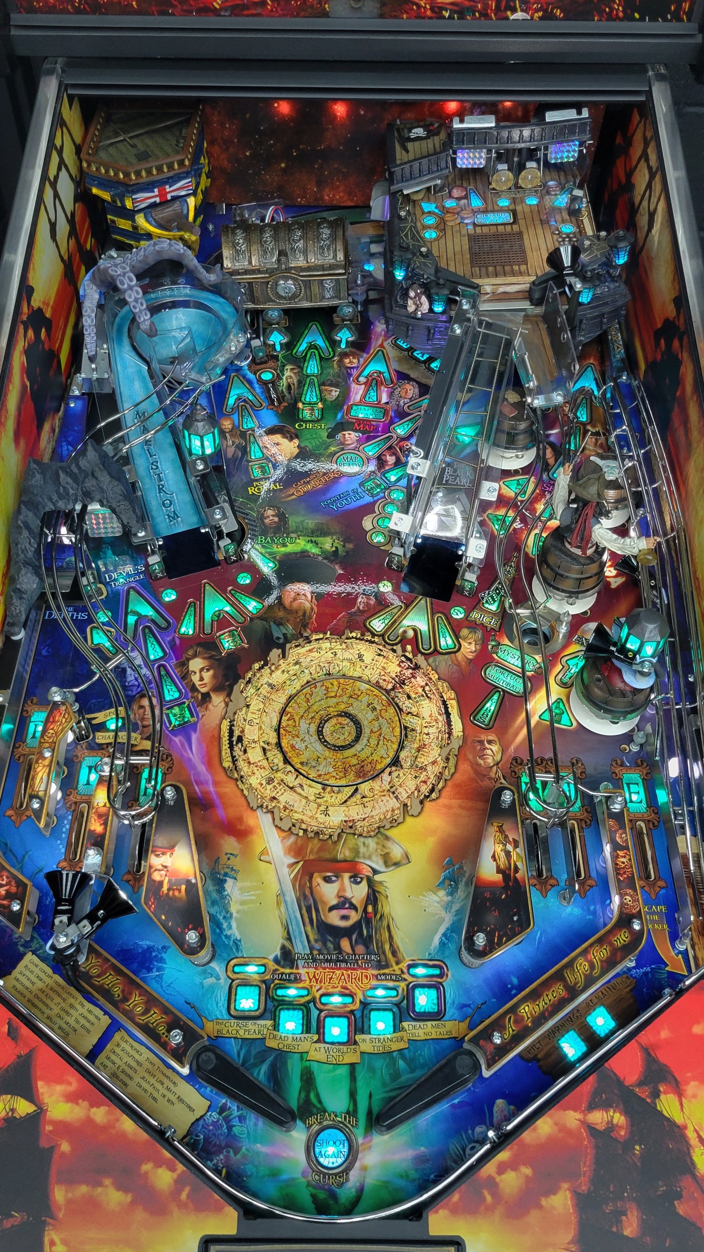 Pirates Of The Caribbean by Jersey Jack Pinball HUO