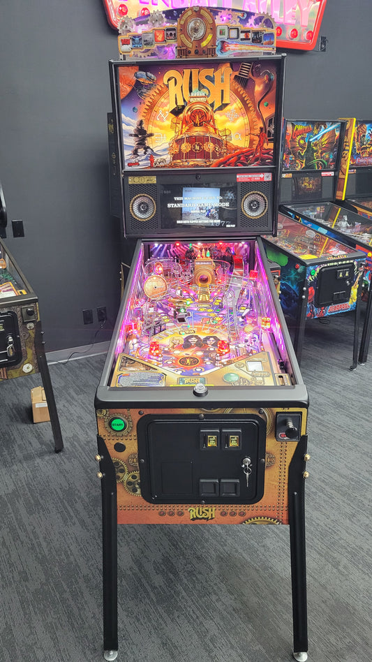 Rush LE Pinball with Stern Official Topper HUO