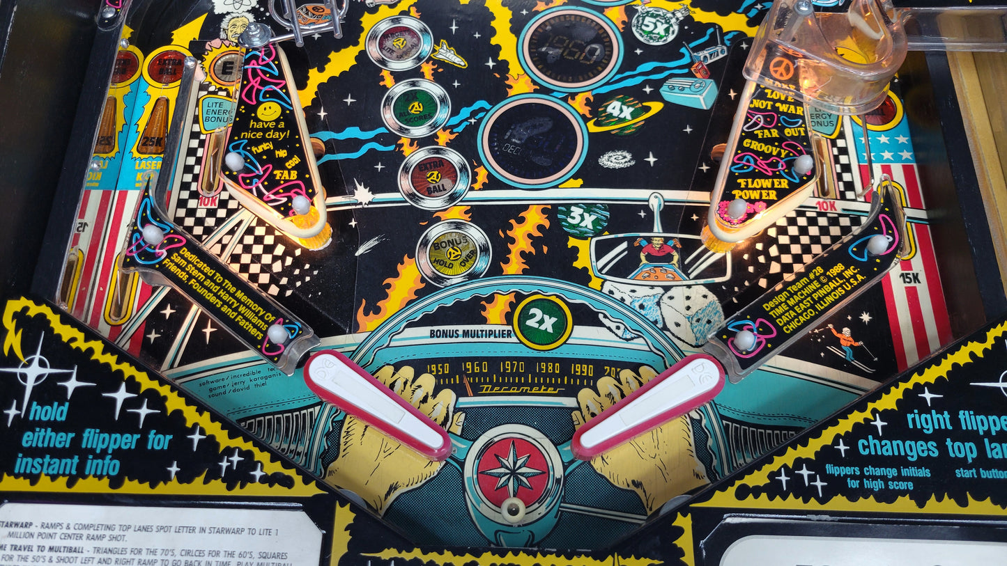 Data East Time Machine Pinball