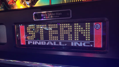 Stern Black Spider Man Edition Pinball HUO