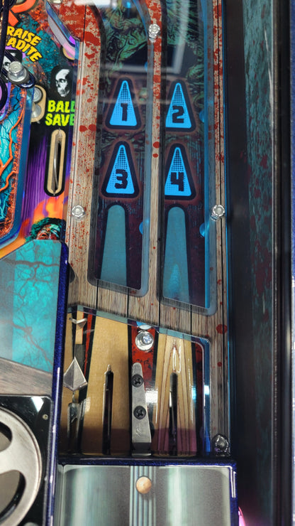 Spooky Evil Dead Pinball with Topper and Butter Cabinet