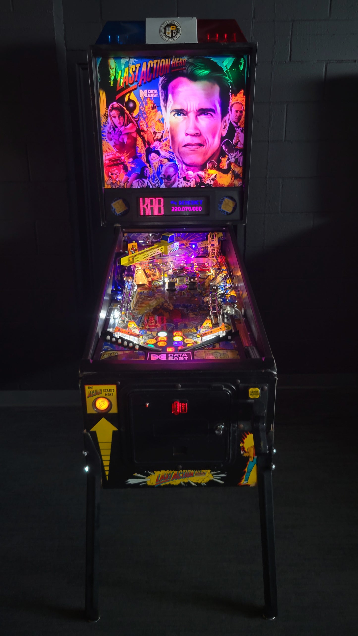 Data East The Last Action Hero Pinball