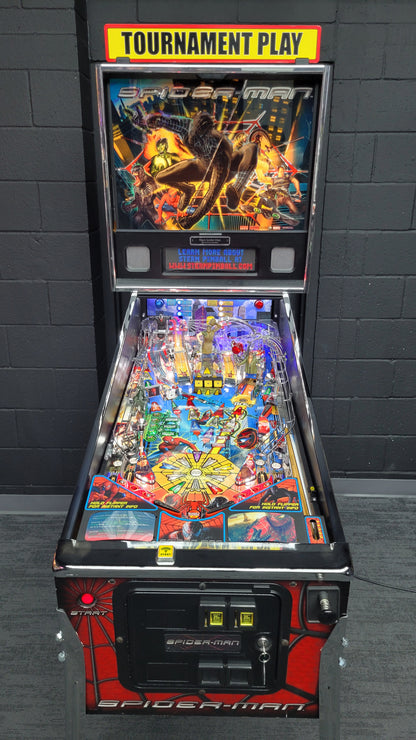 Stern Black Spider Man Edition Pinball HUO