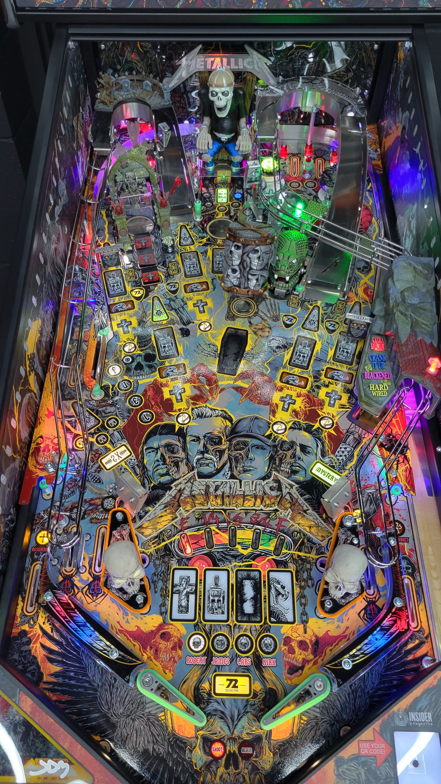 Stern Metallica Remastered LE Pinball HUO