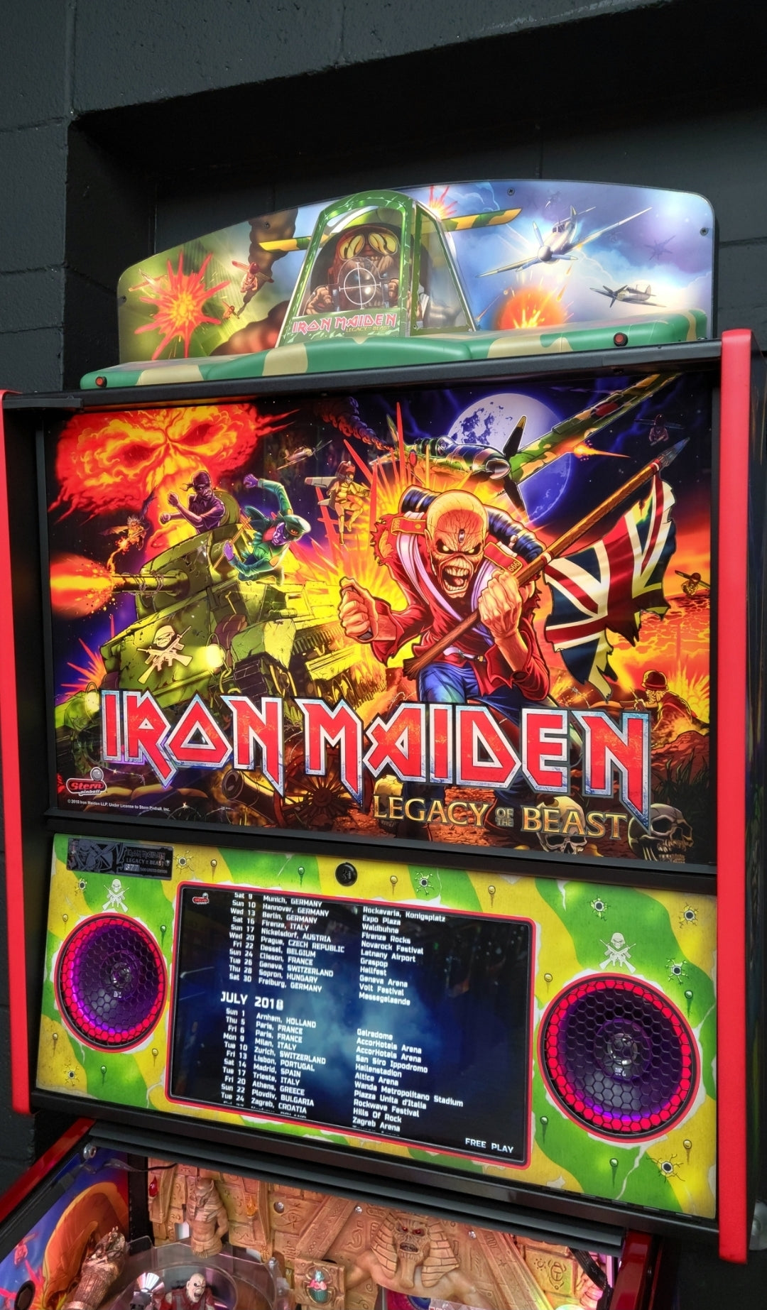 Stern Iron Maiden LE Pinball HUO