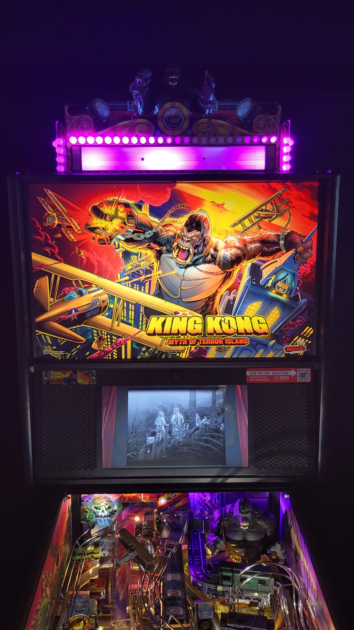 Stern King Kong Premium Pinball HUO