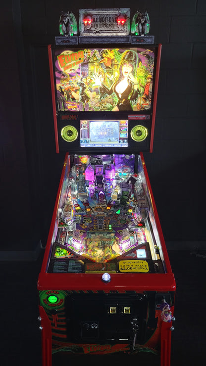 Elvira House of Horrors Premium Custom HUO Pinball Loaded!