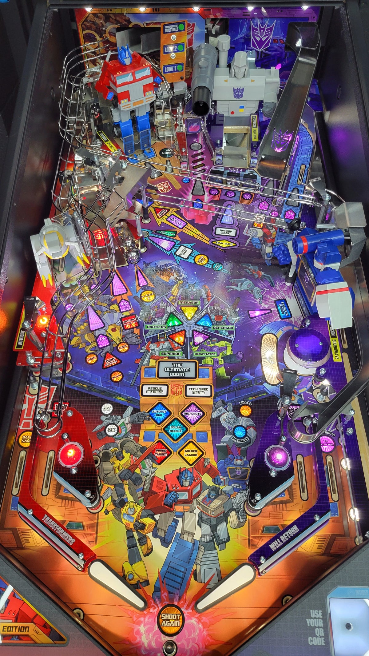 Stern Transformers More Than Meets The Eye Premium Pinball HUO